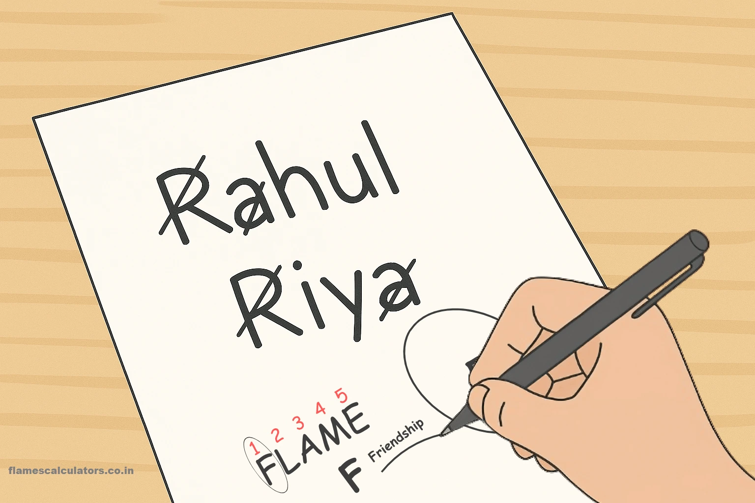 Classic Way last letter will be your flames